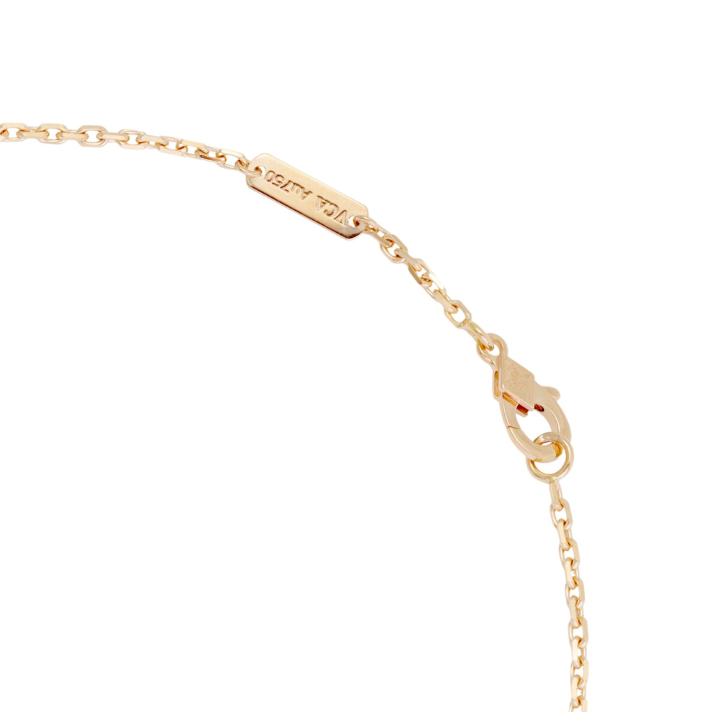 Van Cleef & Arpels Magic Alhambra Necklace 18K Rose Gold Mother of Pearl VCARP6I200