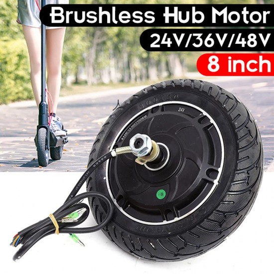 48V Electric Scooter Hub Wheel Brushless Motor Toothless