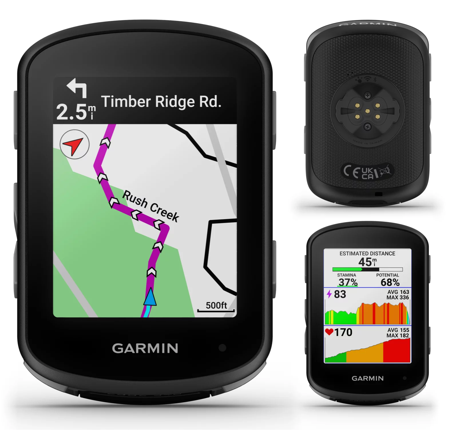 Garmin Edge 540 GPS Cycling Computer, Button Controls, Advanced Navigation with Wearable4U Power Bank Bundle