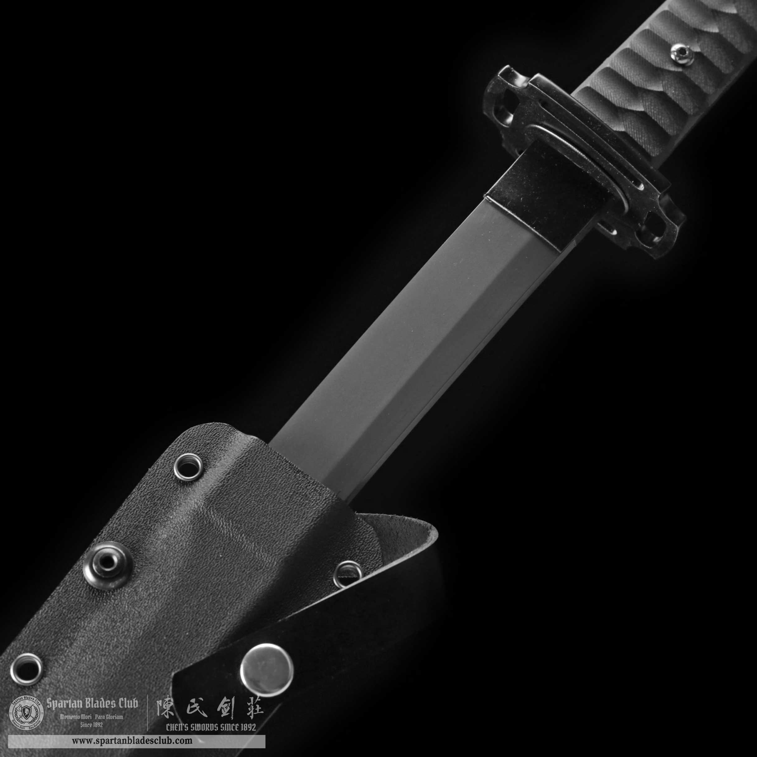 LRT11 | Stellar Berserk | Tactical Katana(Shinogi-Zukuri) | T10 High Carbon Steel | Titanium Coated | Heat-Colored Black Stainless Fittings | Full Tang | Battle-ready | Spartan Blades Club (陳氏劍莊 CHEN'S SWORDS 1892) - Spartan Blades Club - 陳氏劍莊1892