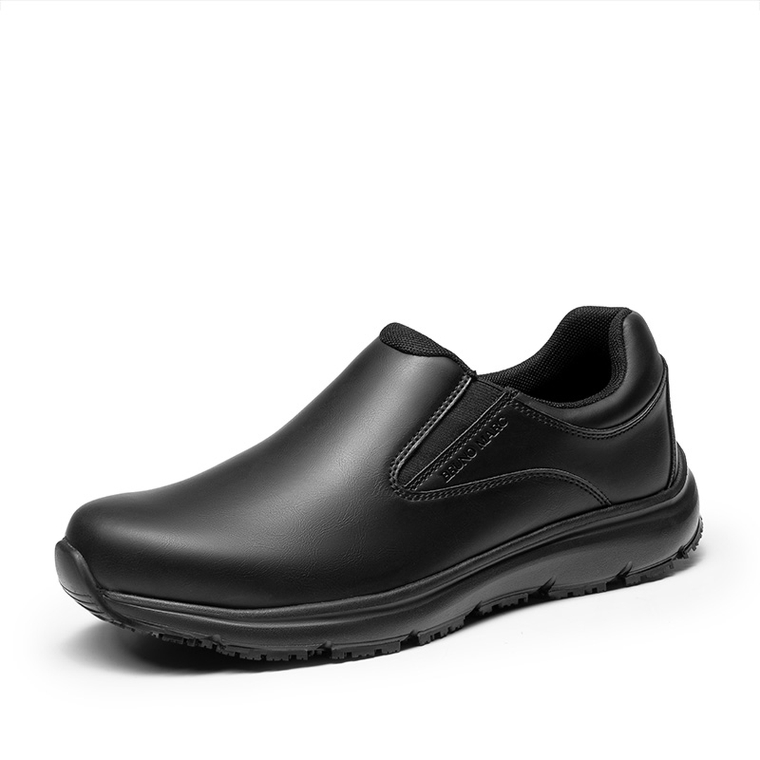 Men's Vegan Leather Slip-On Sneakers