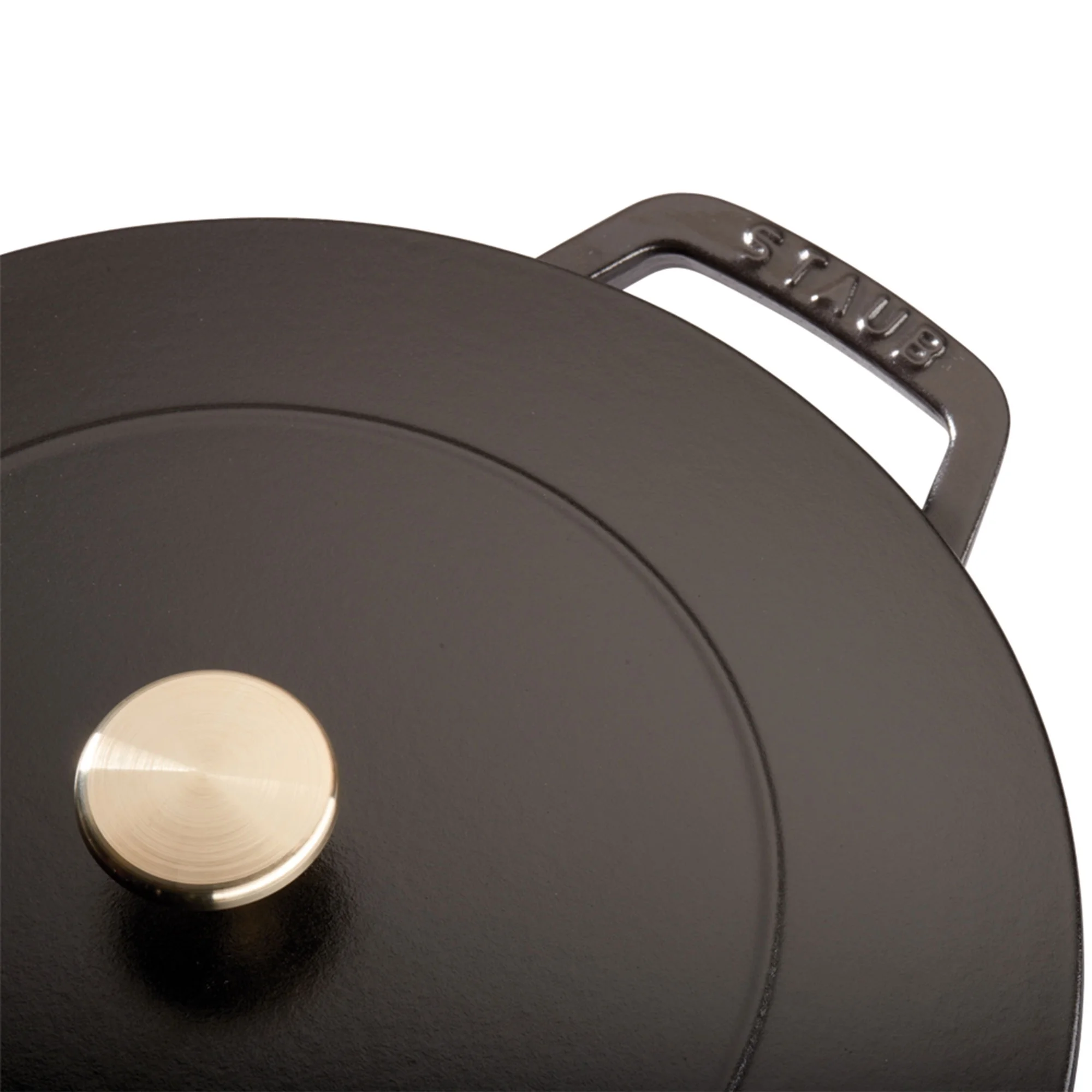 Staub Cast Iron 3.75-qt Essential French Oven - Matte Black