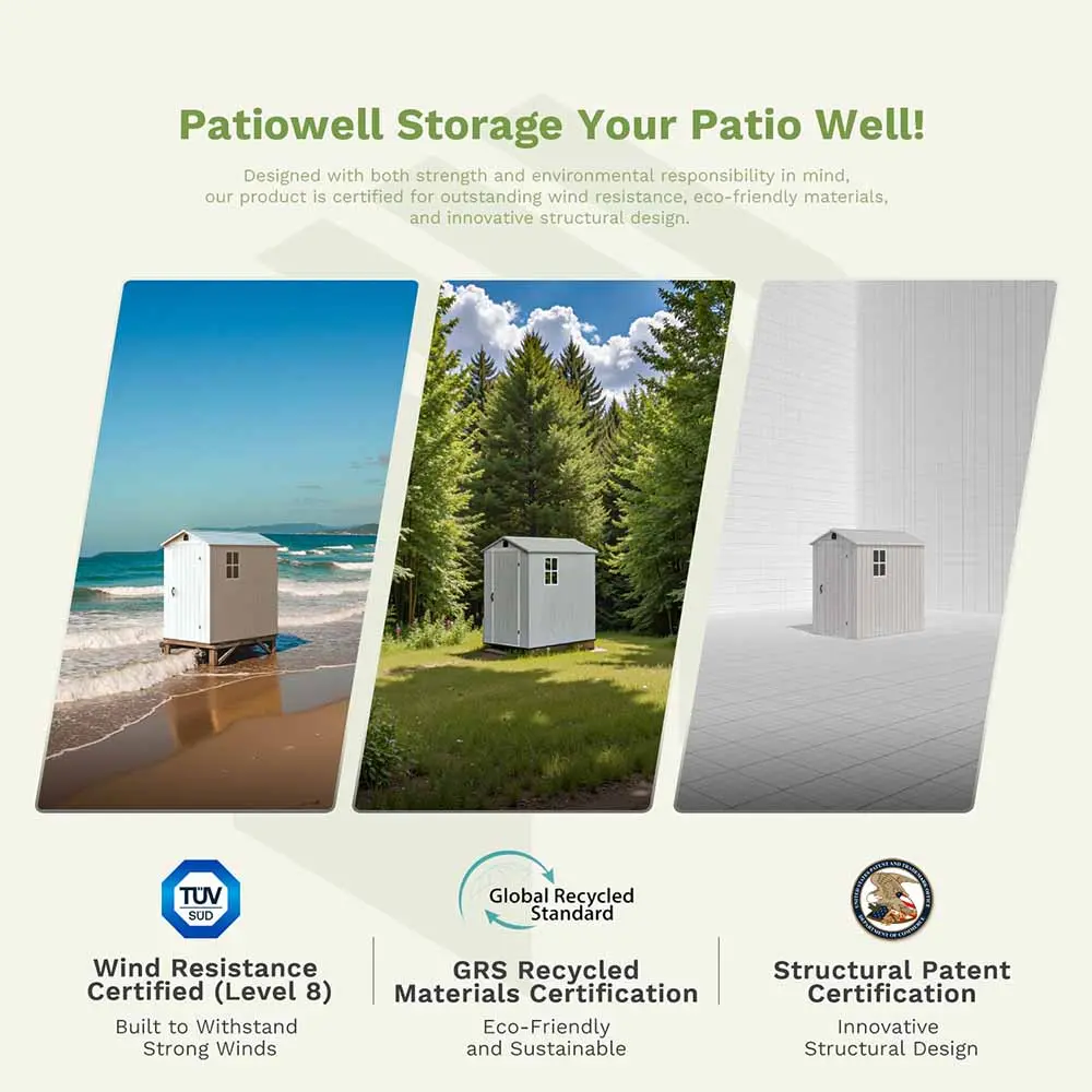 Patiowell Fit-it 4x4 Plastic Shed