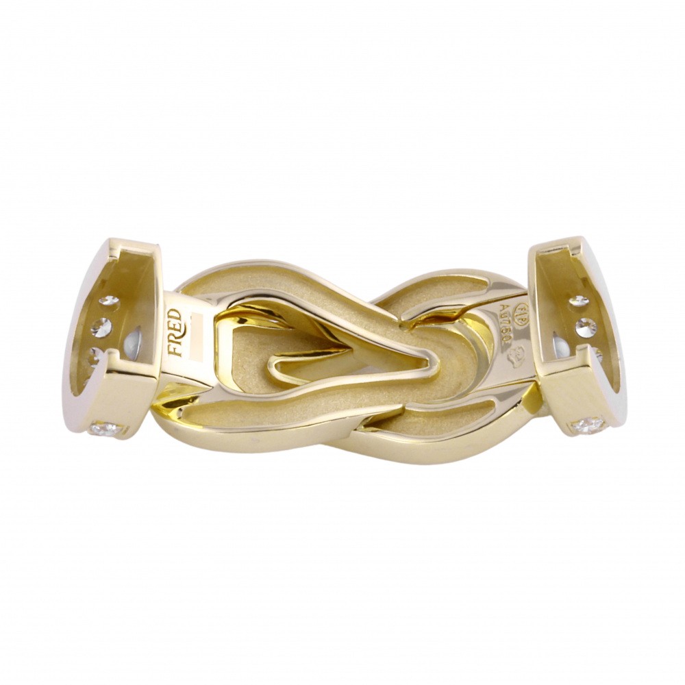 FRED Chance Amphini Bracelet 18K Yellow Gold Diamond 0B0101-6B0108