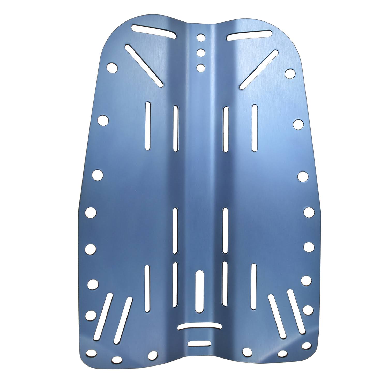 Scuba Choice Tech Diving Aluminum Backplate, Blue