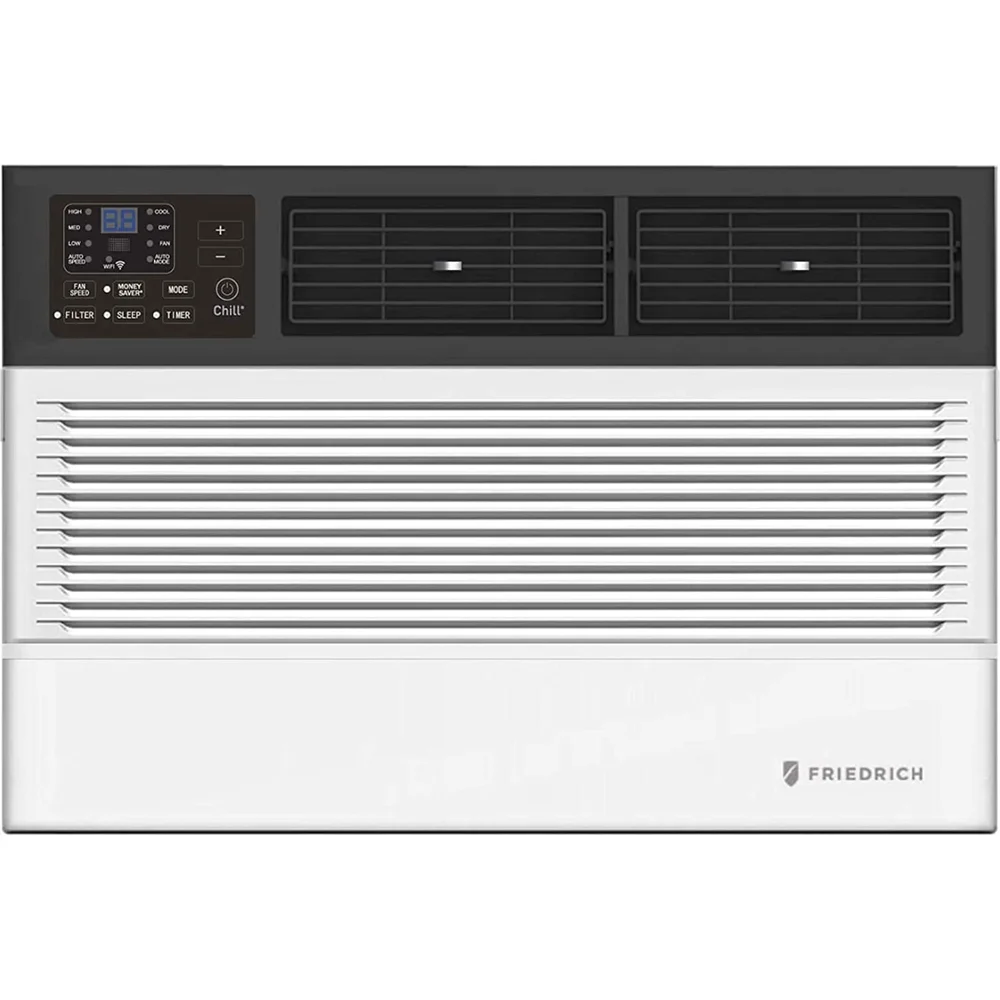 Friedrich CCW08B10B Chill Premier 8,000 BTU 115V Smart Wi-Fi Room Air Conditioner Bundle with 1 Year Extended Protection Plan