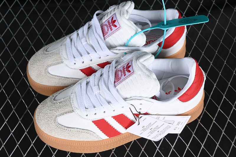 Adidas Samba Xlg White/Red/Brown IE1374