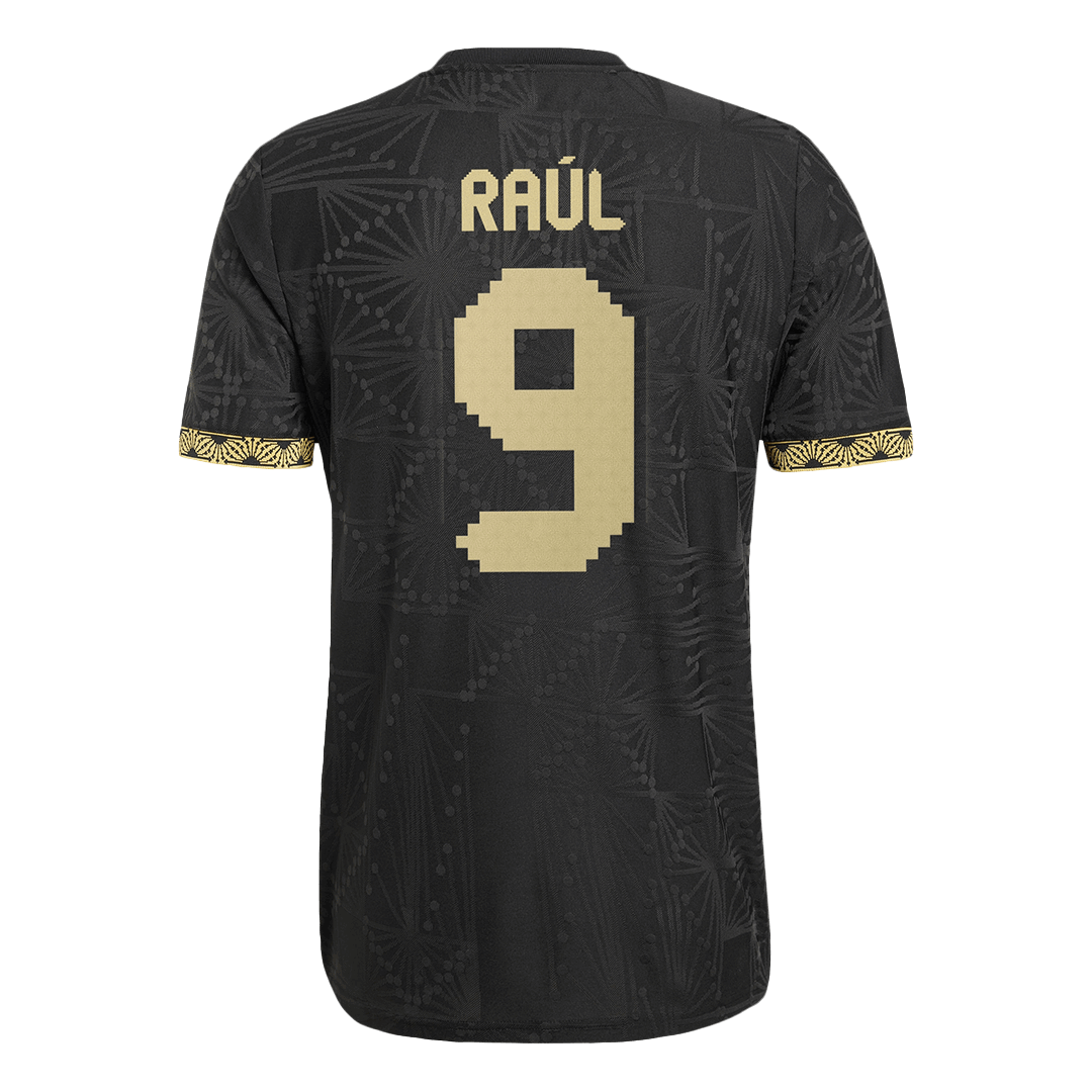Raúl #9 Mexico Third Away Authentic Soccer Jersey 2025 -Gold Cup