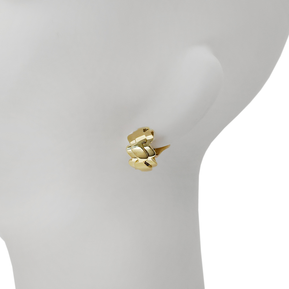Van Cleef & Arpels Hoop K18 Yellow Gold Earrings