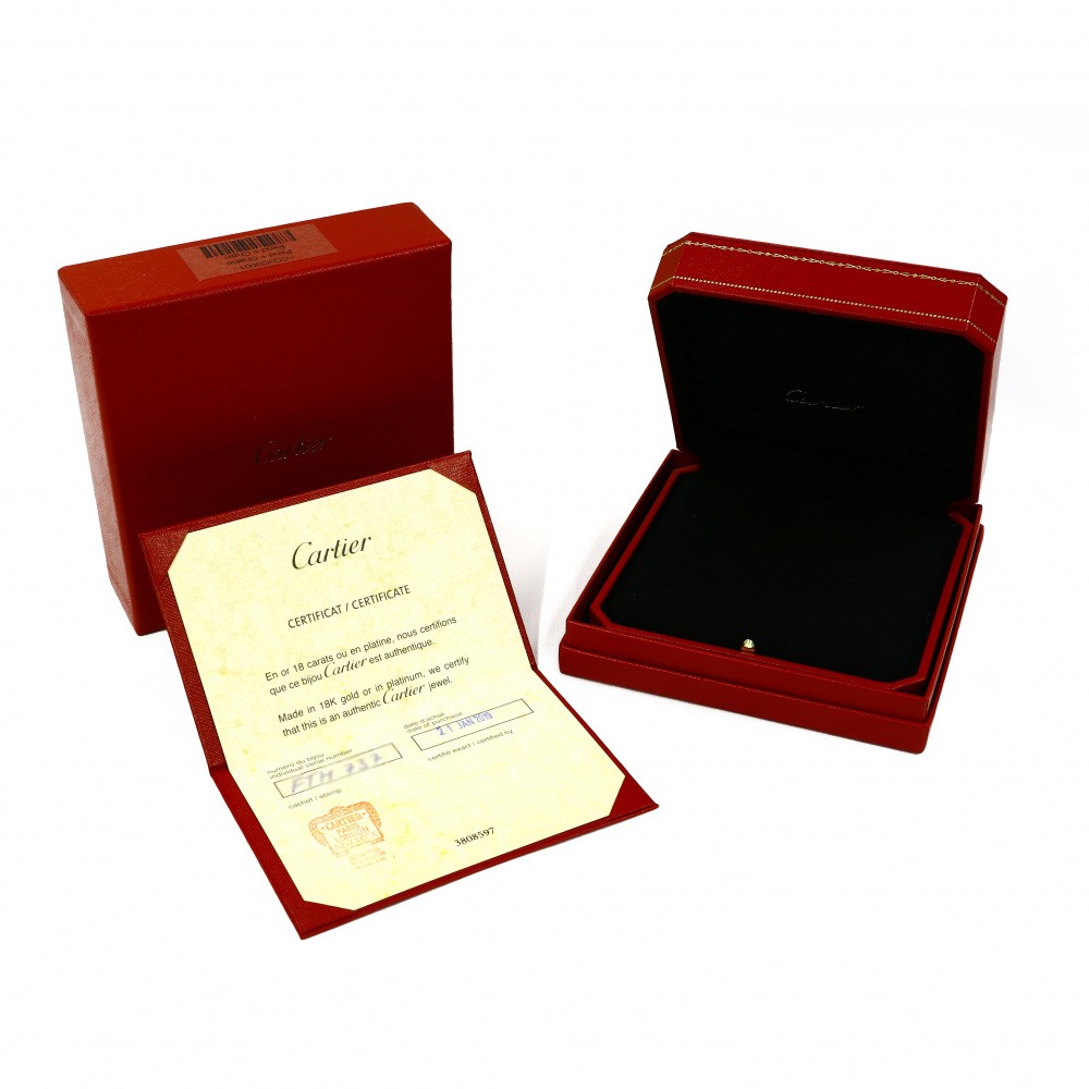 Cartier Trinity Diamond Necklace 18K White Gold