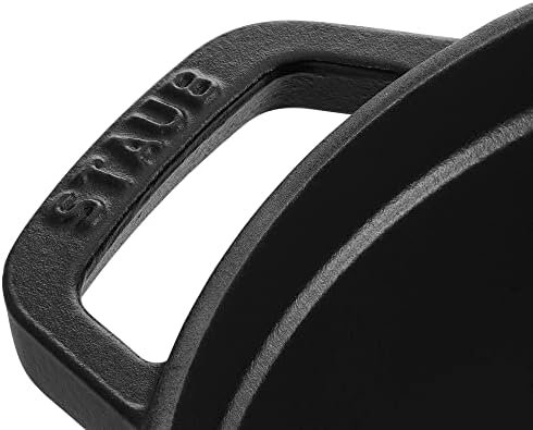 Cast Iron Dutch Oven 7-qt Round Cocotte, Serves 7- 8, Black Matte