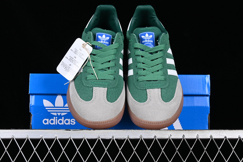 Adidas Samba Vegan White/Green/Grey/Brown ID2054