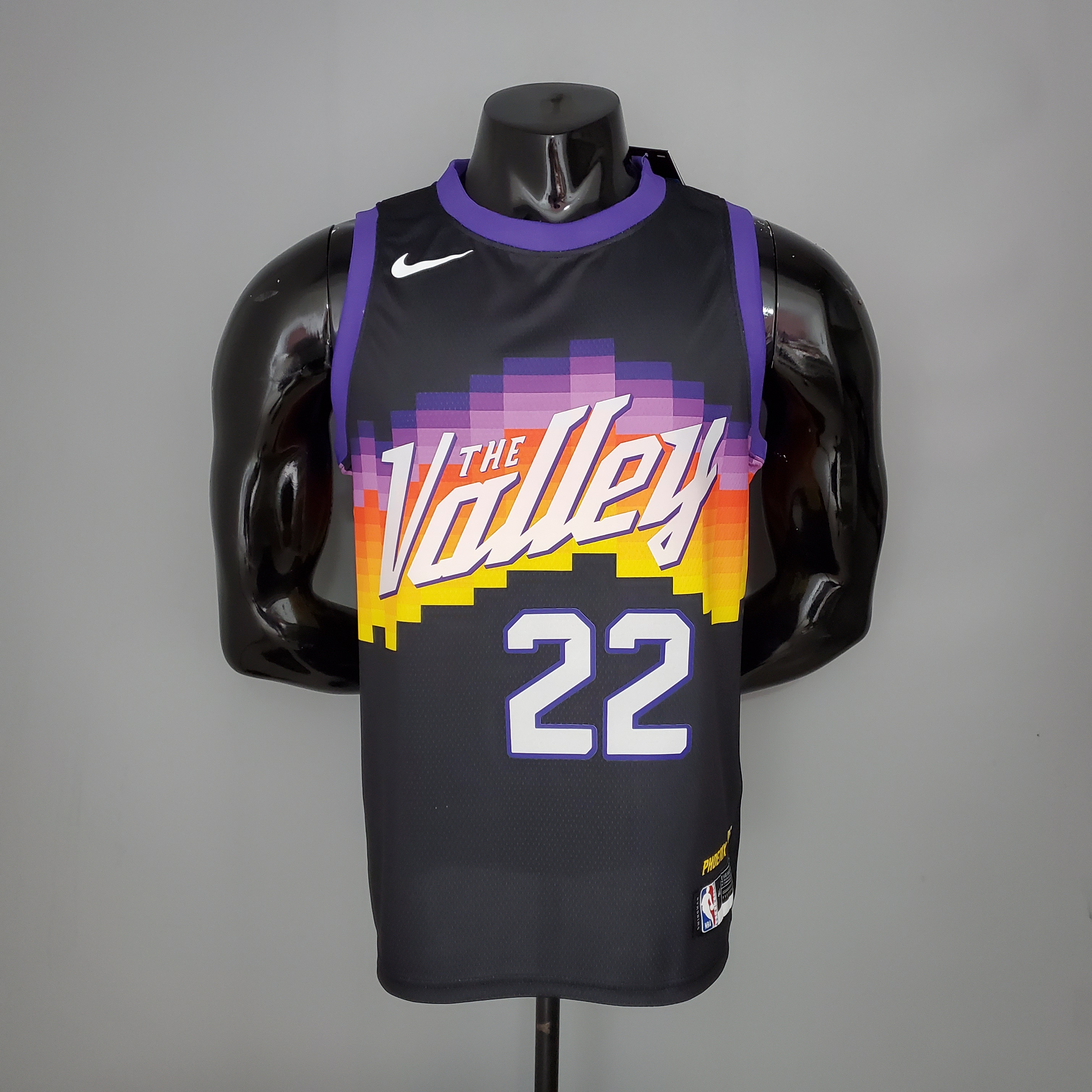 Deandre Ayton Phoenix Suns City Edition 2021 Swingman Jersey Black