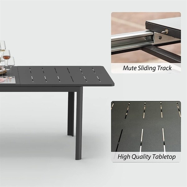 Patio Dining Expandable Table