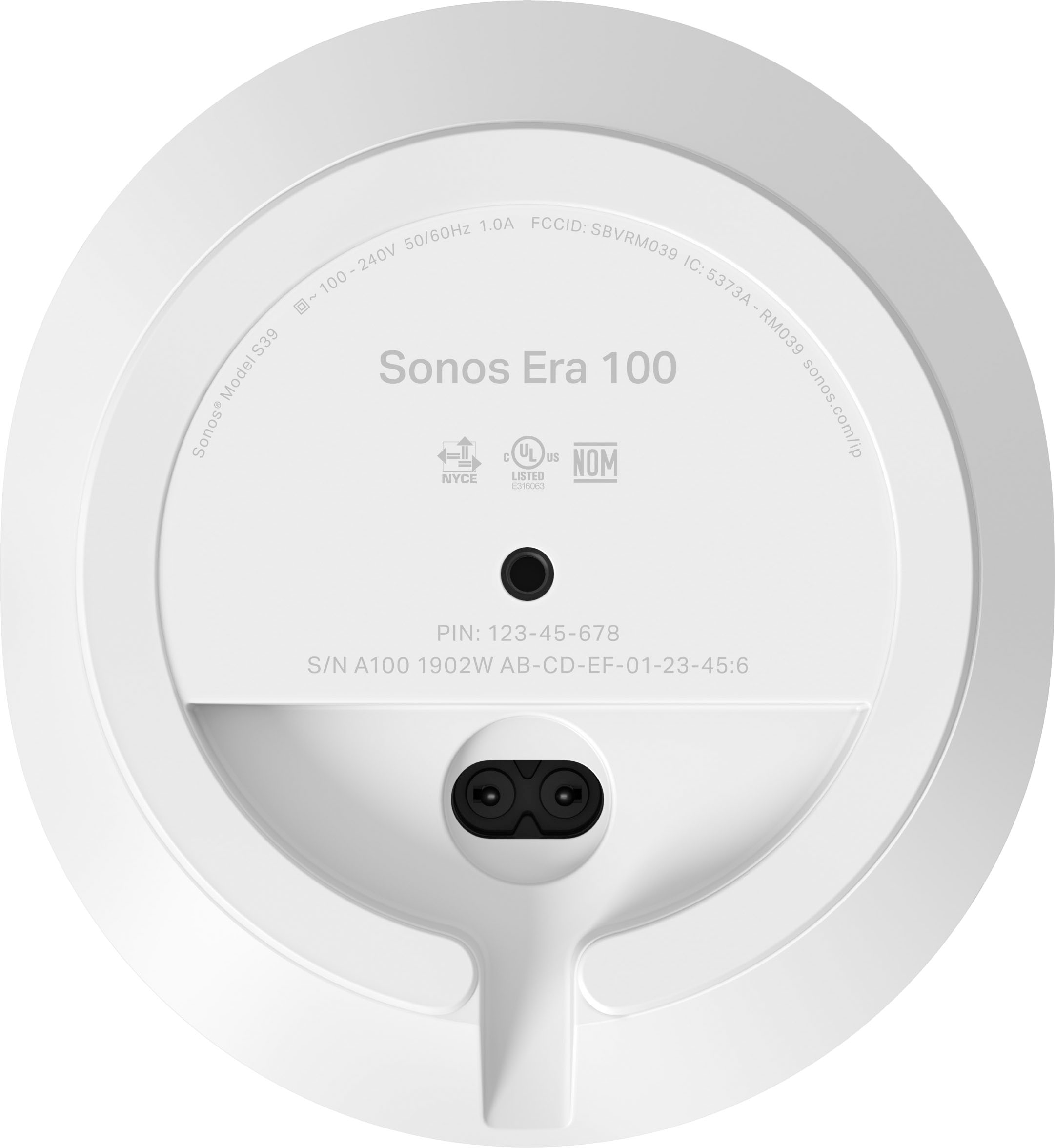 Sonos - Era 100 Speaker (Each) - White