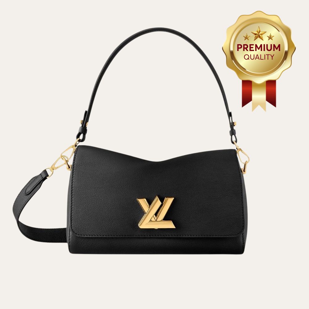 [Premium Quality] – Louis Vuitton Soft Twist Black 10.6 Inches M24639