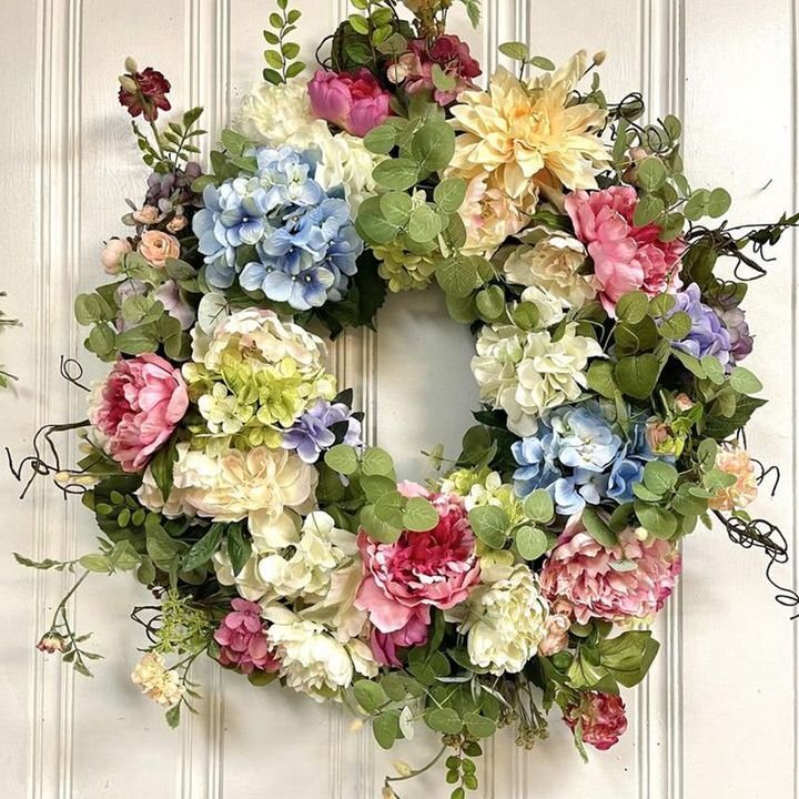 Geraniums basket Wreaths