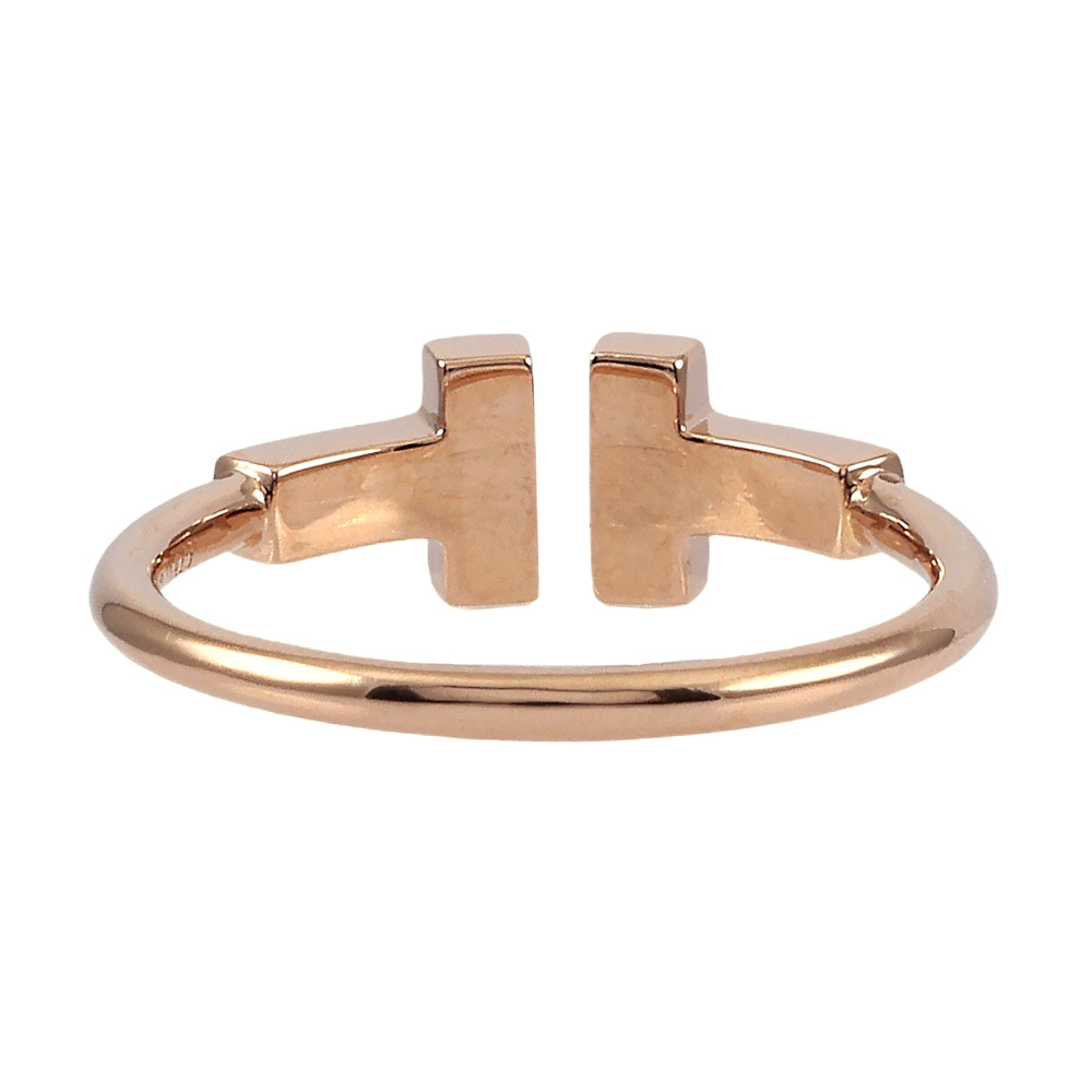 Tiffany & Co. Tiffany T Wire Ring 18K Rose Gold Diamond 60147315