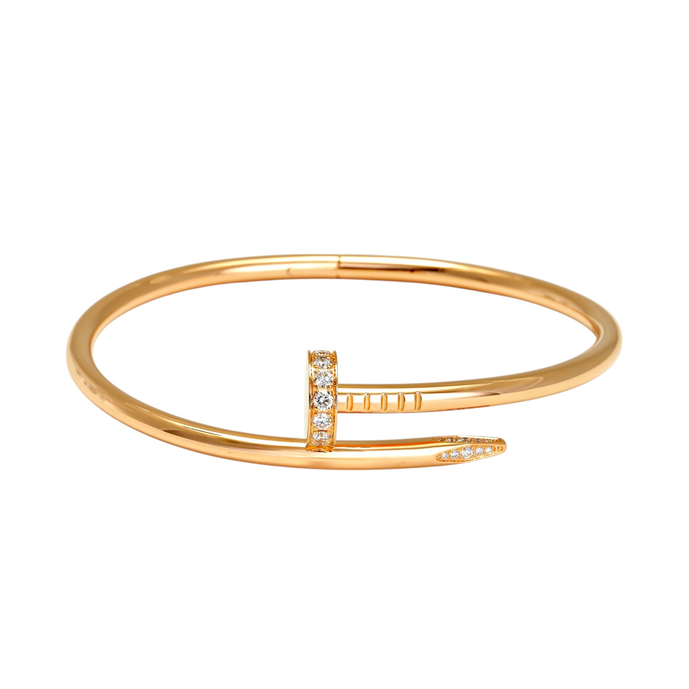 Cartier Juste un Clou Bracelet 18K Rose Gold Diamond B6048500