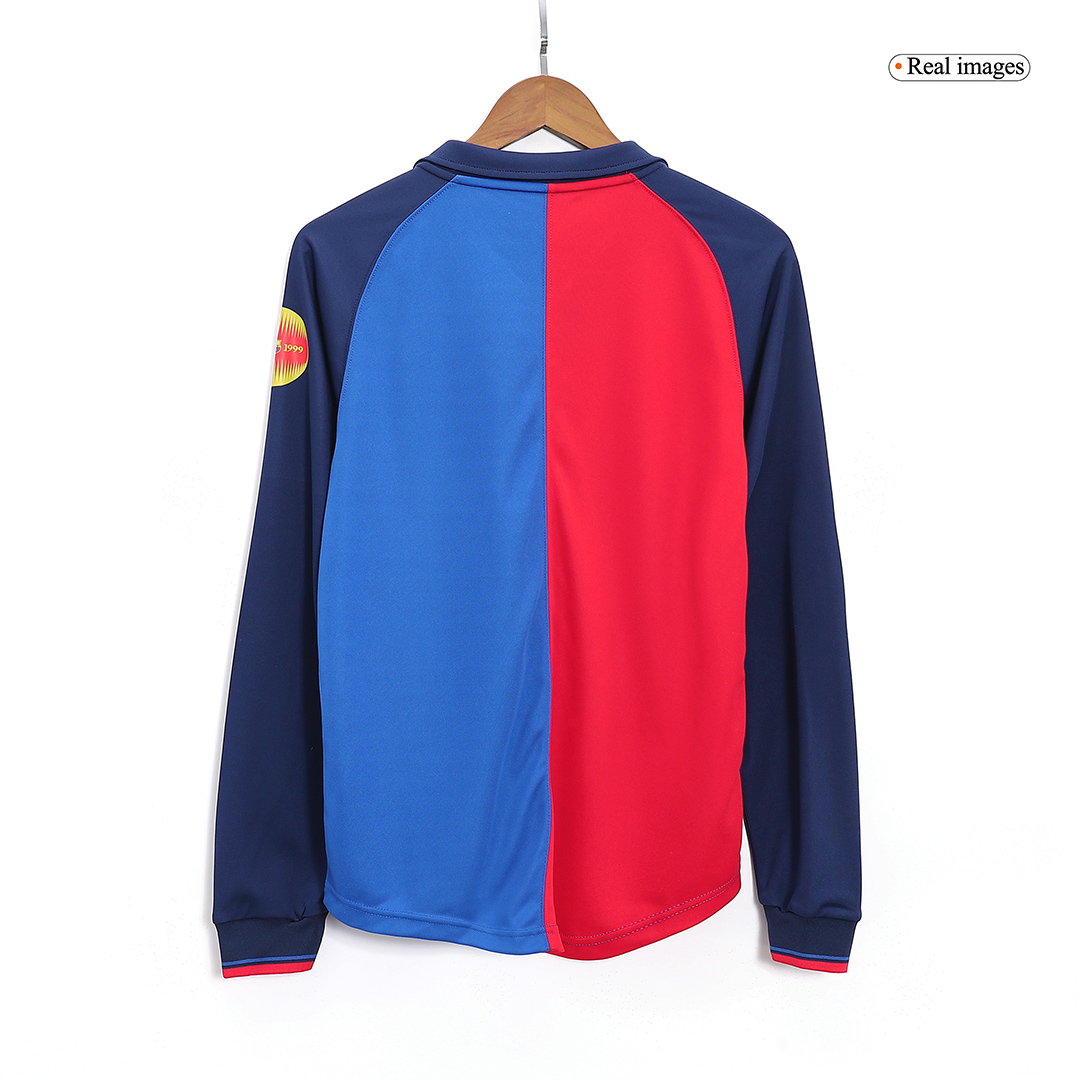 Retro Jersey Barcelona Home Long Sleeve 1999/00
