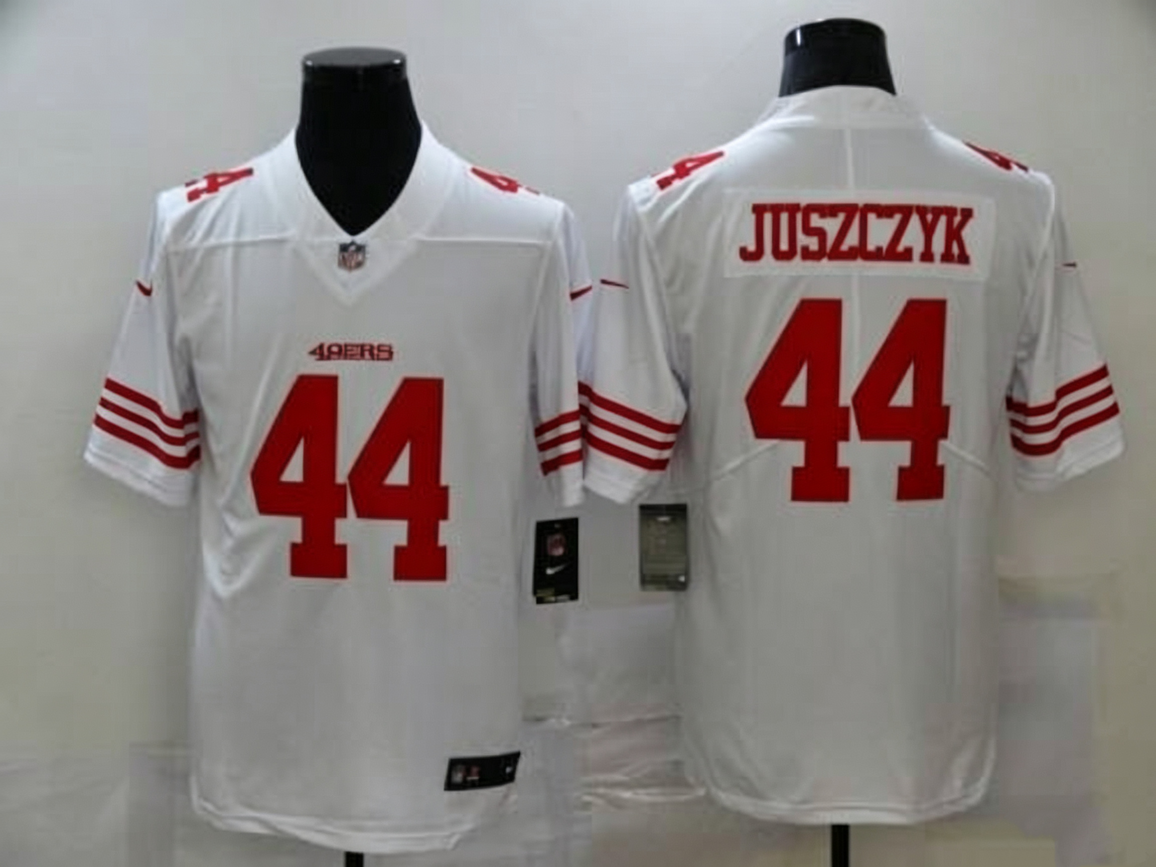 Men's San Francisco 49ers Kyle Juszczyk #44 White Game Jersey