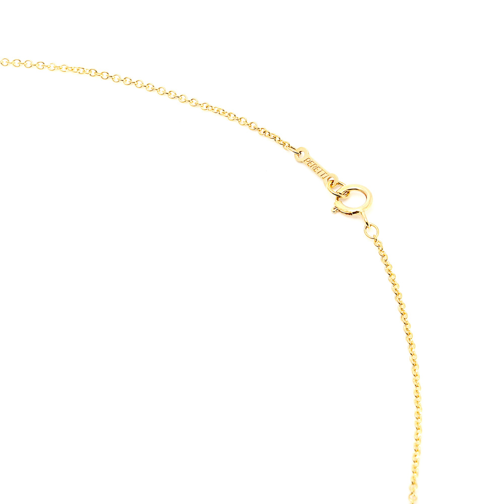 Tiffany & Co. Elsa Peretti Bean 5P Necklace 18K Yellow Gold