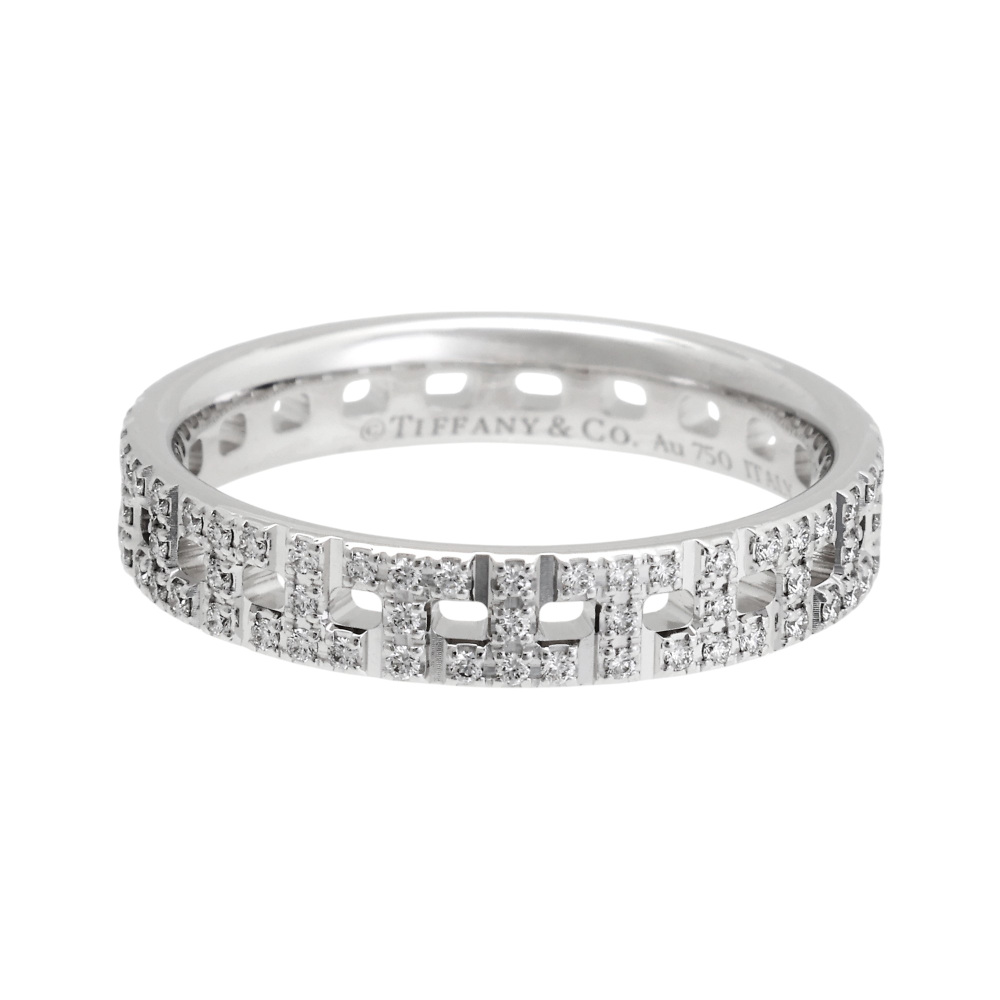 Tiffany & Co. Tiffany T True Ring 18K White Gold Diamond 67456858