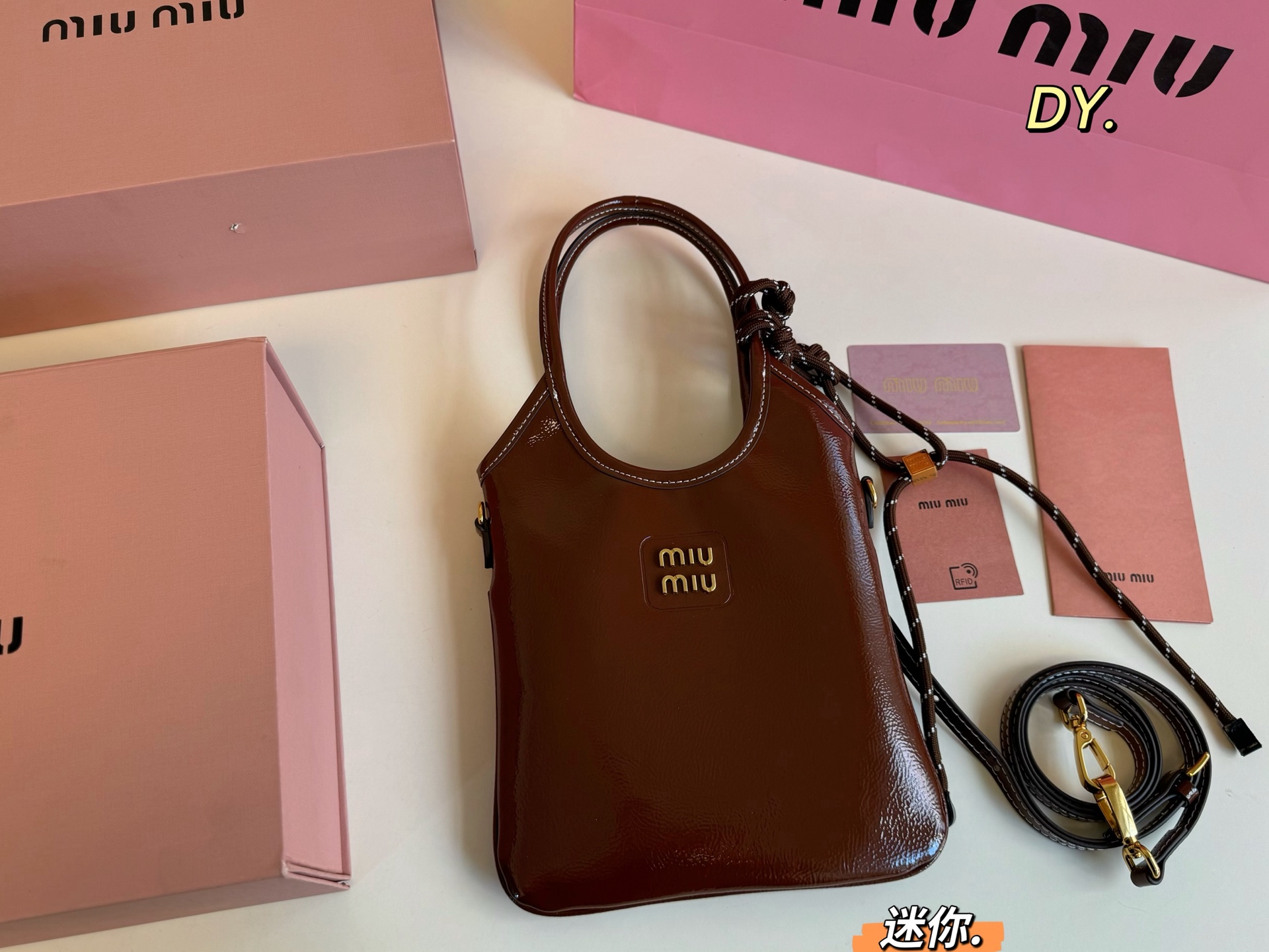 Miu Miu mini shoulder tote bag - cnluxepick