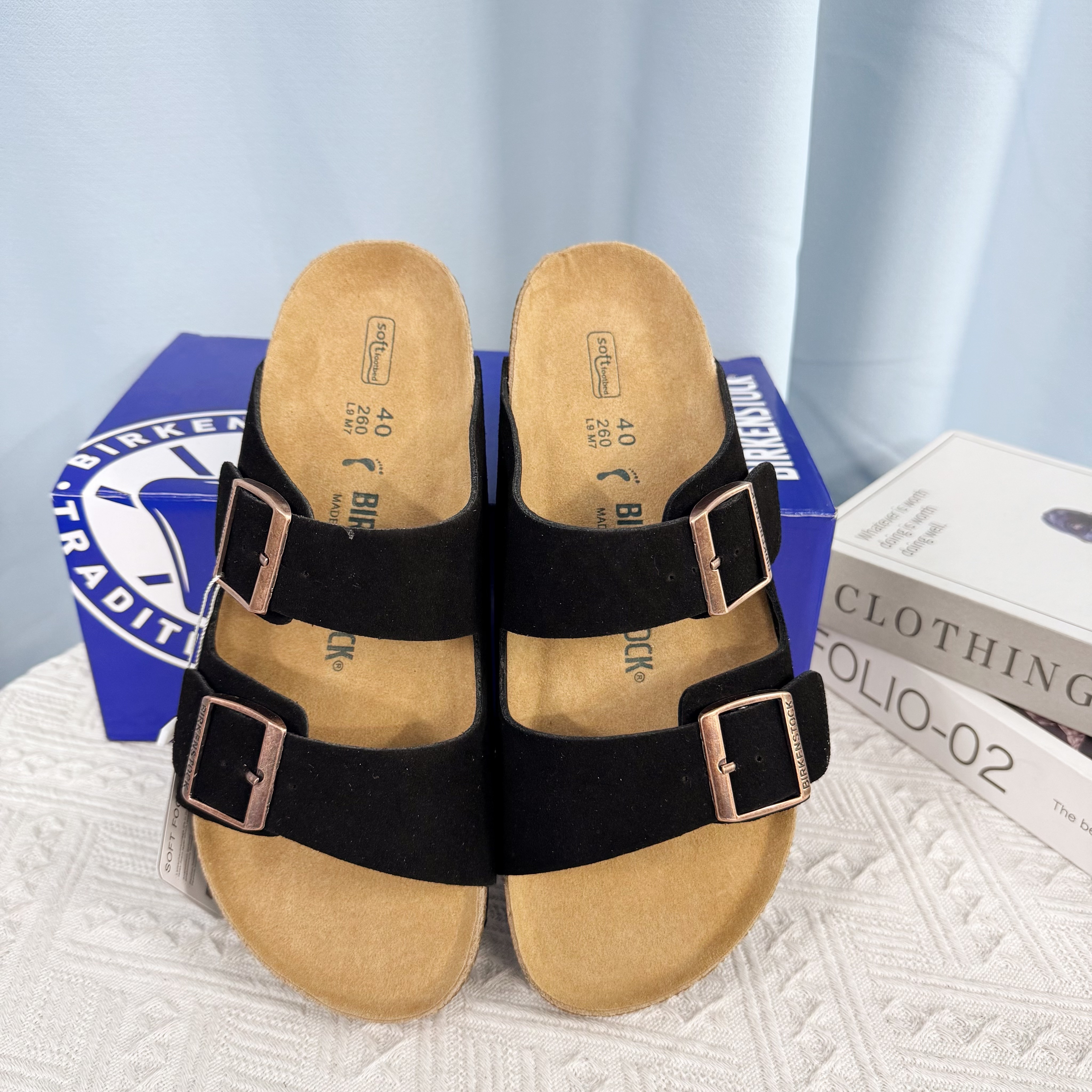 Birkenstock Arizona Suede Casual Sandals
