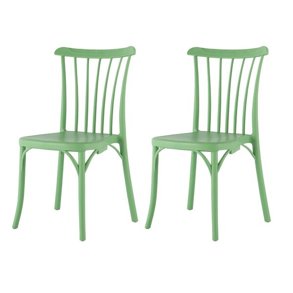 Rio Resin Stackable Dining Chair,Set of 2