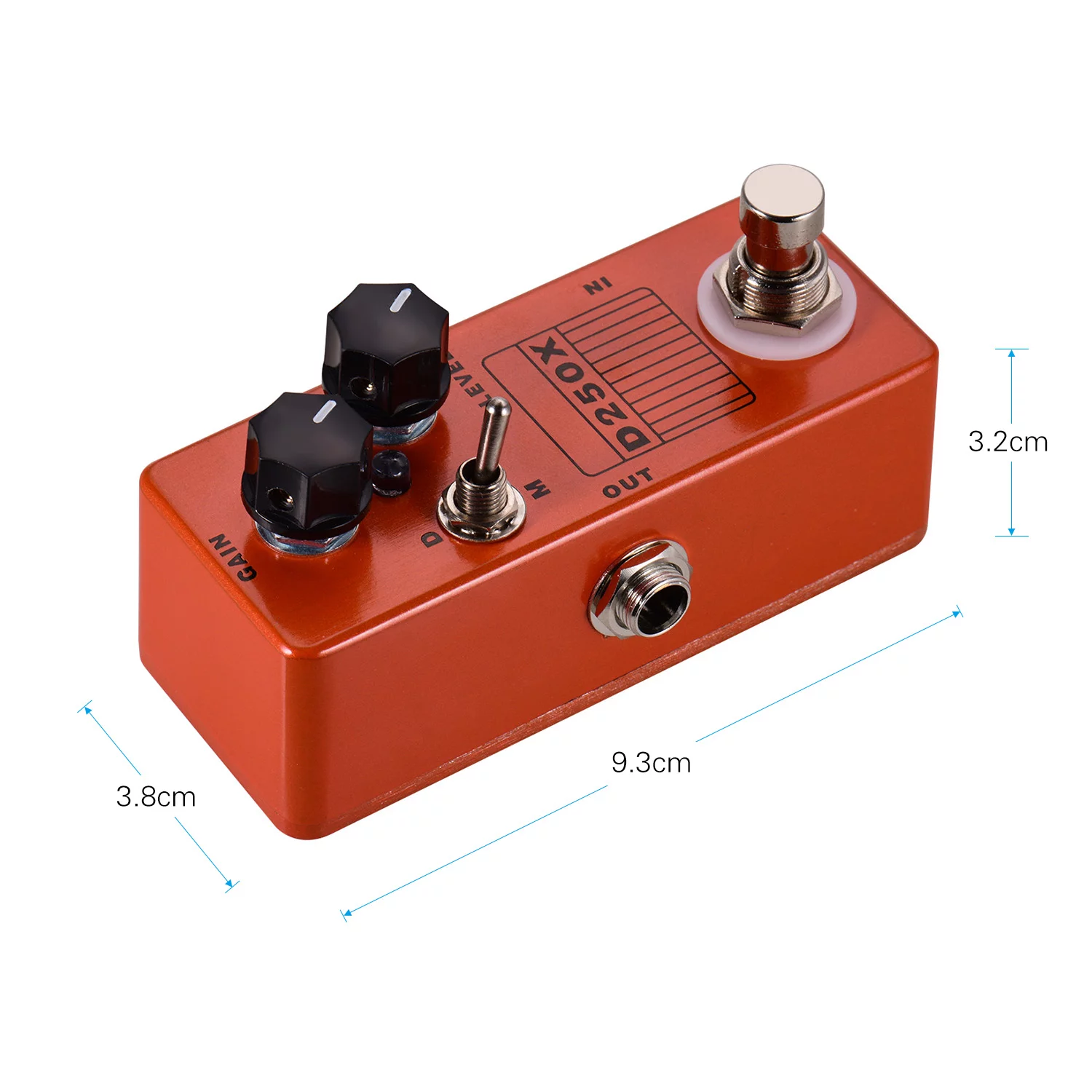 MOSKYAudio Effect Pedal: D250X Electric Guitar Overdrive Preamp - Unleash Your Guitar's Power!