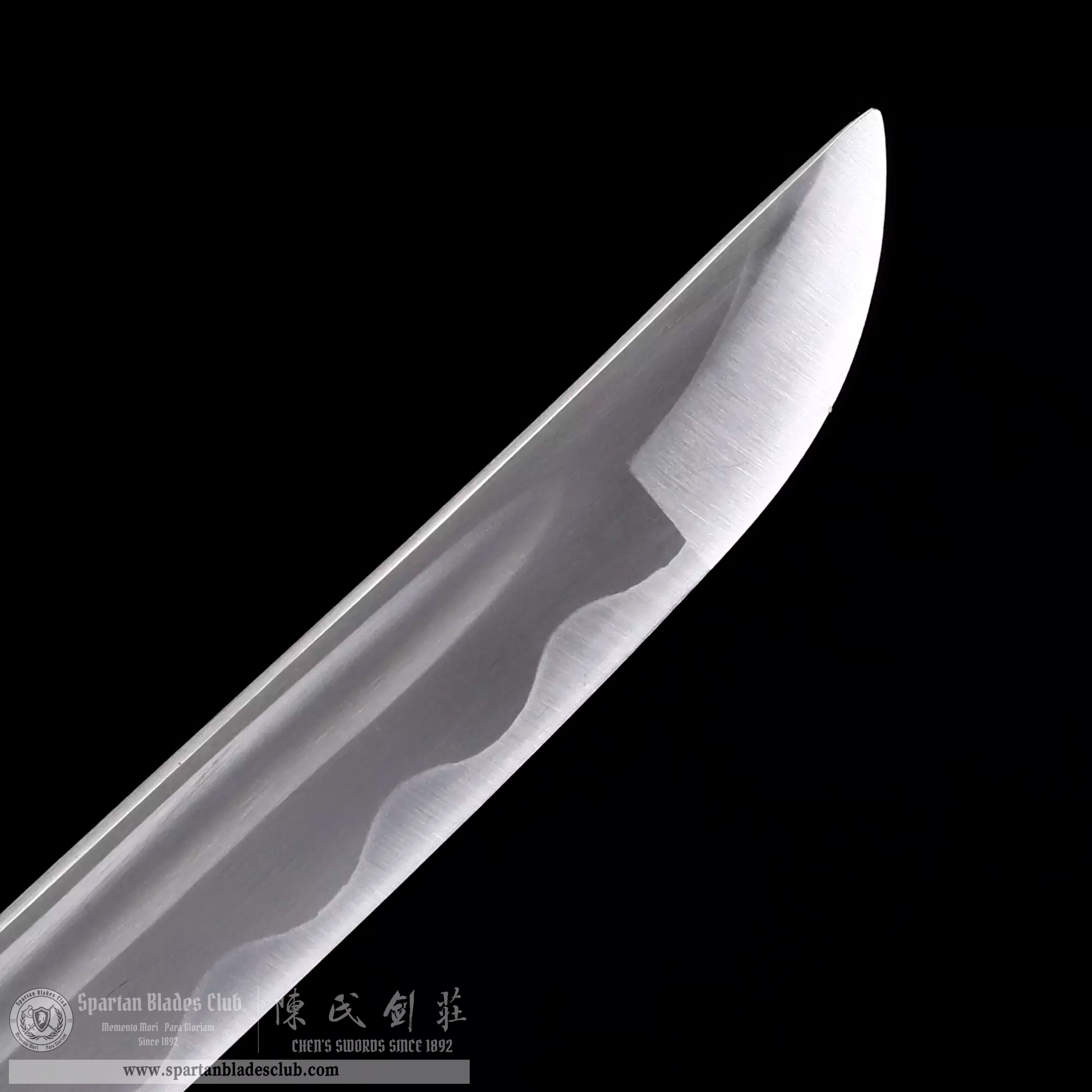 HY161 | Byakko | Tanto | Carbon Steel | T10 Steel Clay-tempered | Real Hamon | Tiger | Black | Battle-Ready | Full-tang | Spartan Blades Club | CHEN'S SWORDS 1892 - Spartan Blades Club - 陳氏劍莊1892