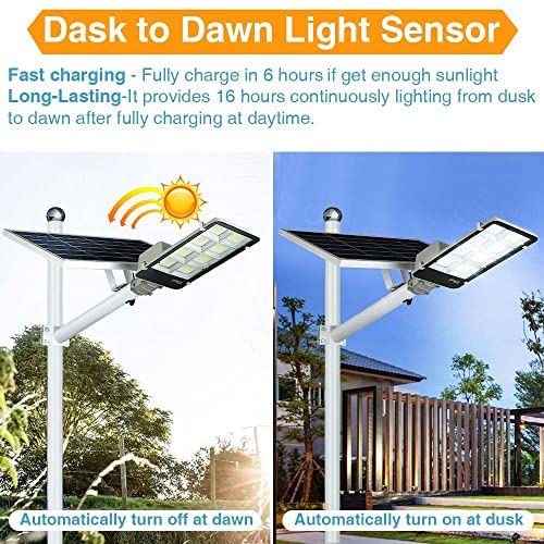 400W LED Solar Street Lights Outdoor