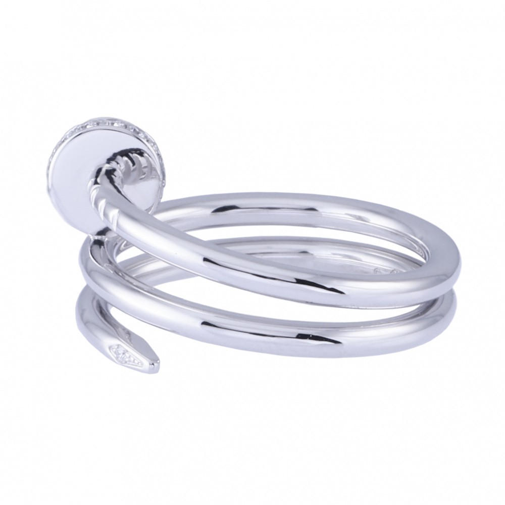 Cartier Juste un Clou Ring 18K White Gold Diamond B4211000