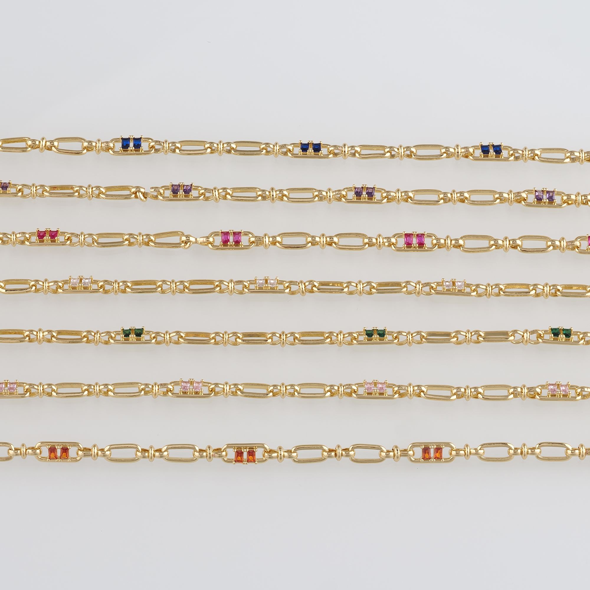 18K Gold Filled Oval Link Necklace,Cable Chain,Minimalist Necklace,Paper Clip Chain Necklace,Adjustable Necklace