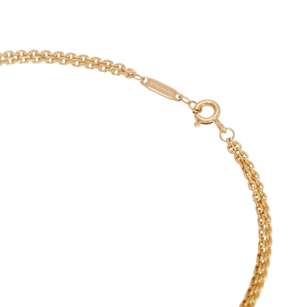 Tiffany & Co. Hardware Double Link Necklace 18K Rose Gold 63982326