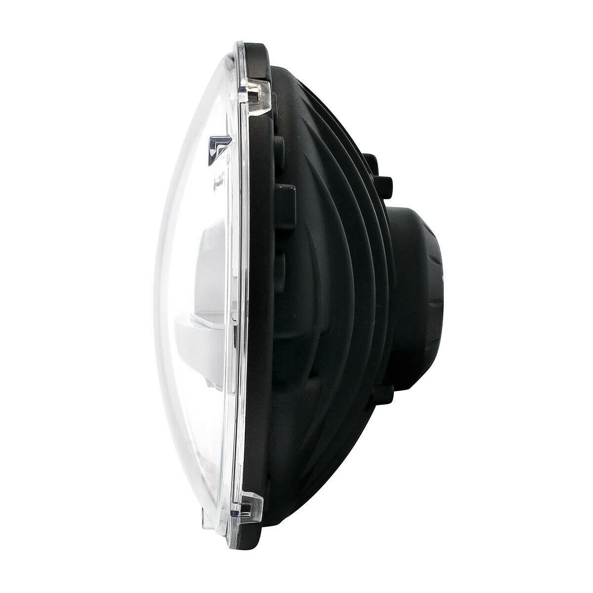 United Pacific 31458 7 inch High Power LED Headlight with Turn Signal u0026 Amber Position Light Bar