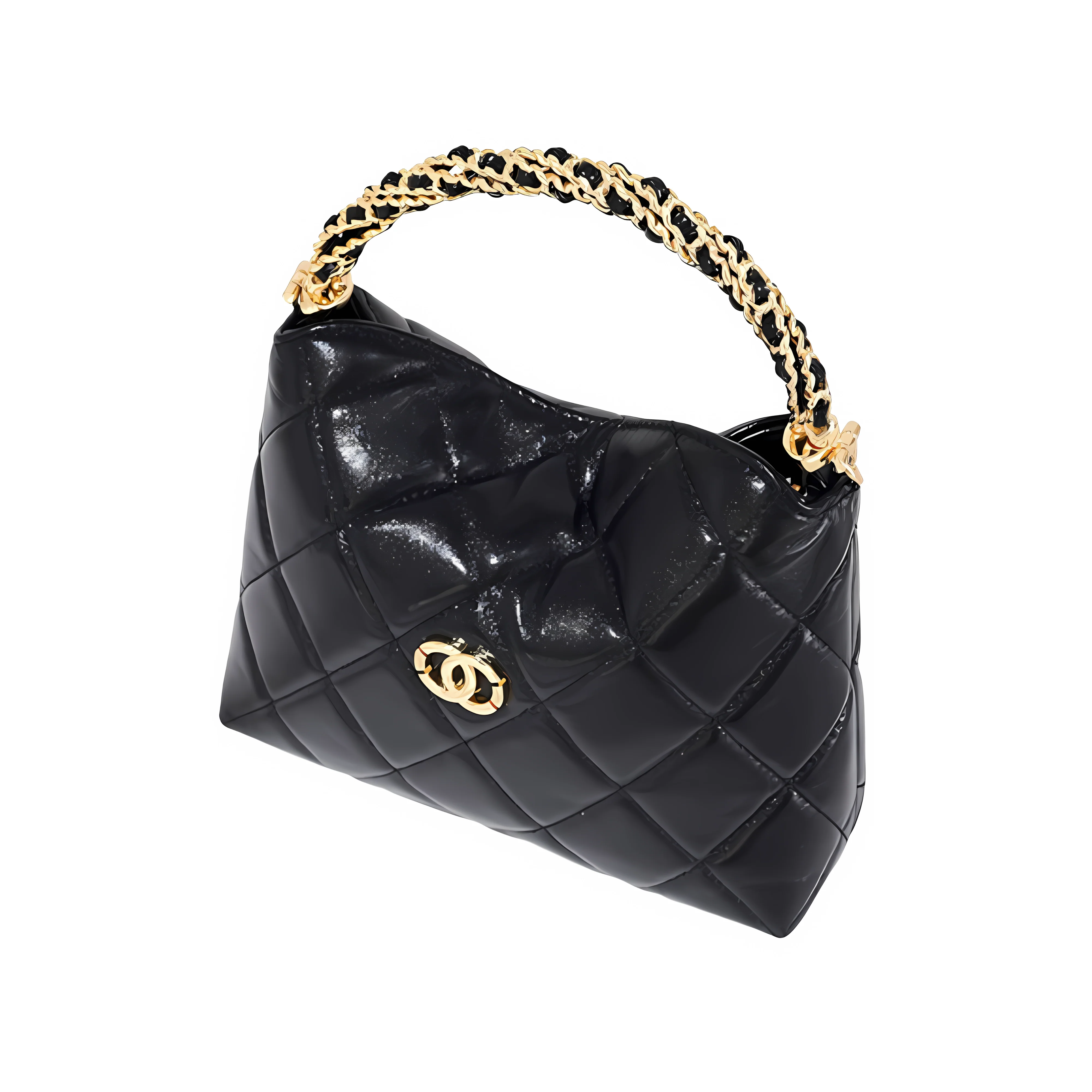 Chanel Bag | 24B Mini Top Handle Bag Chain Black