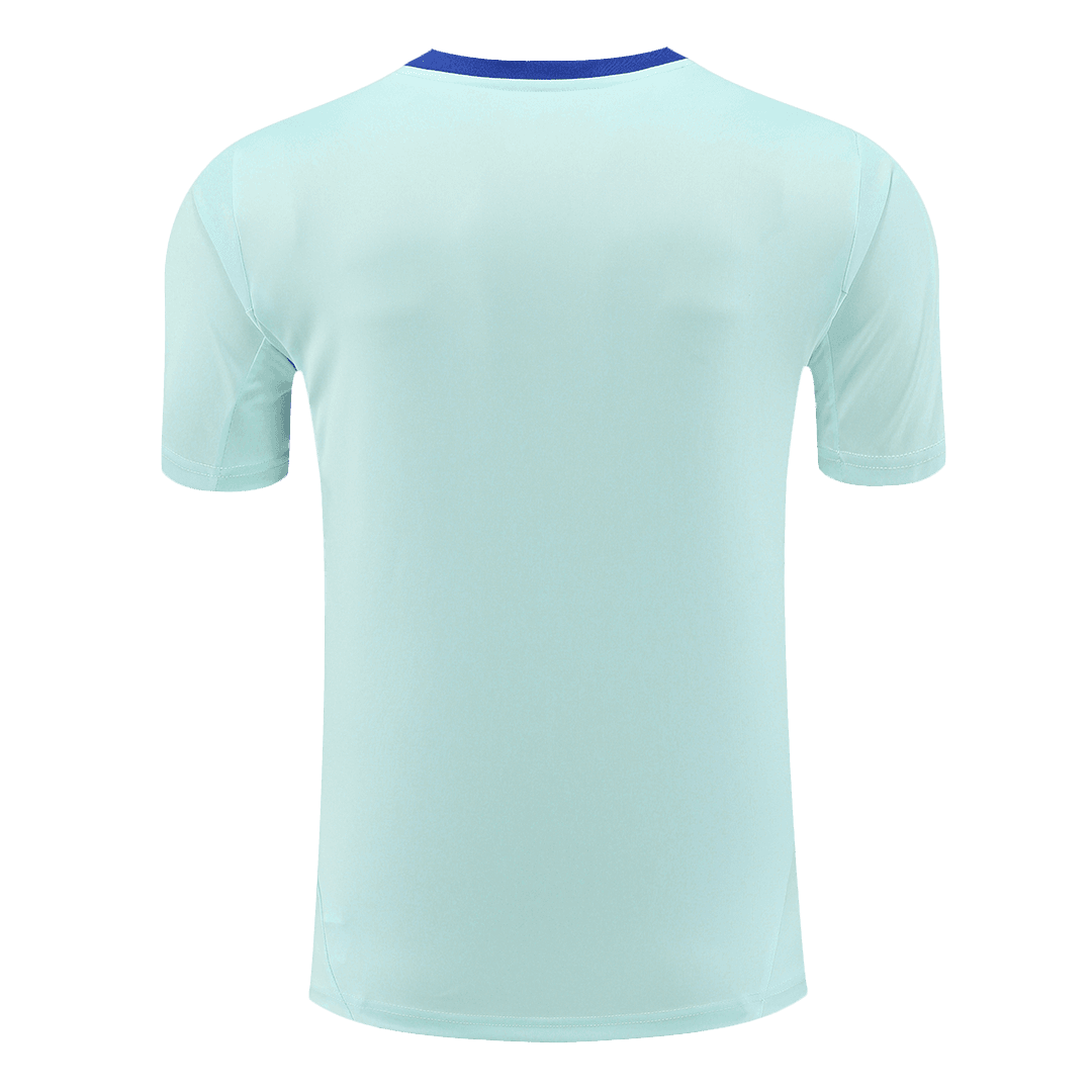 Spain Pre-Match Soccer Jersey EURO Blue