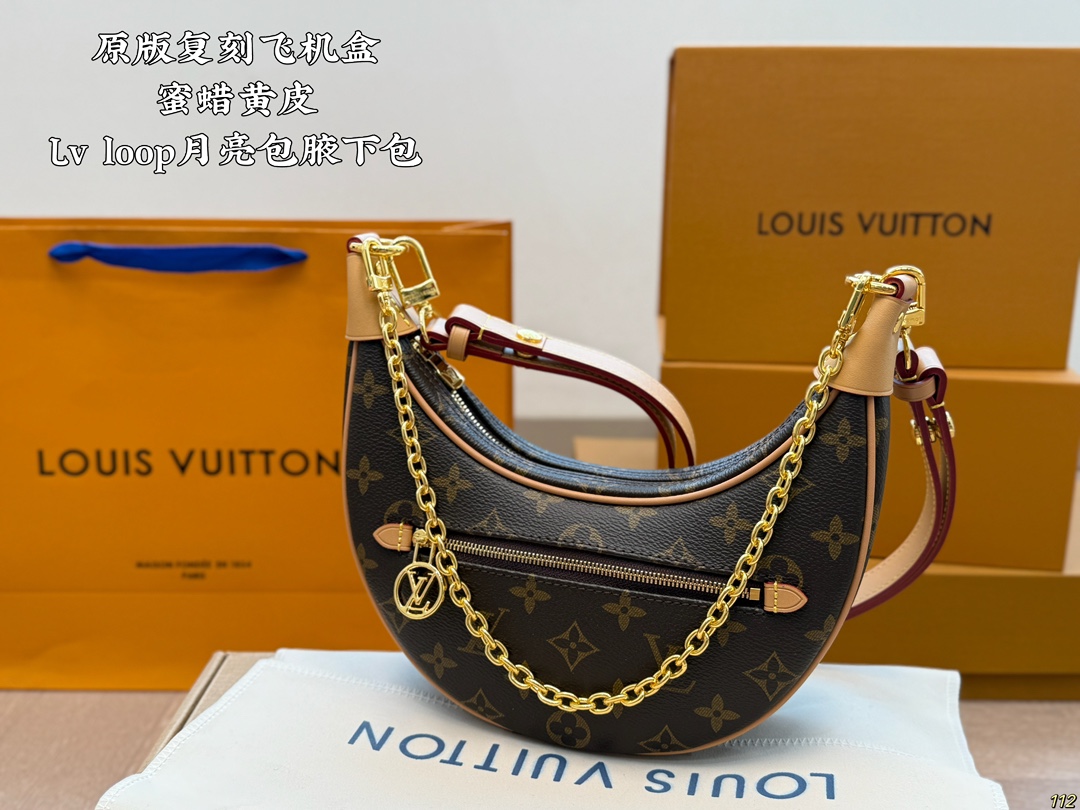LV loop moon bag underarm bag - cnluxepick