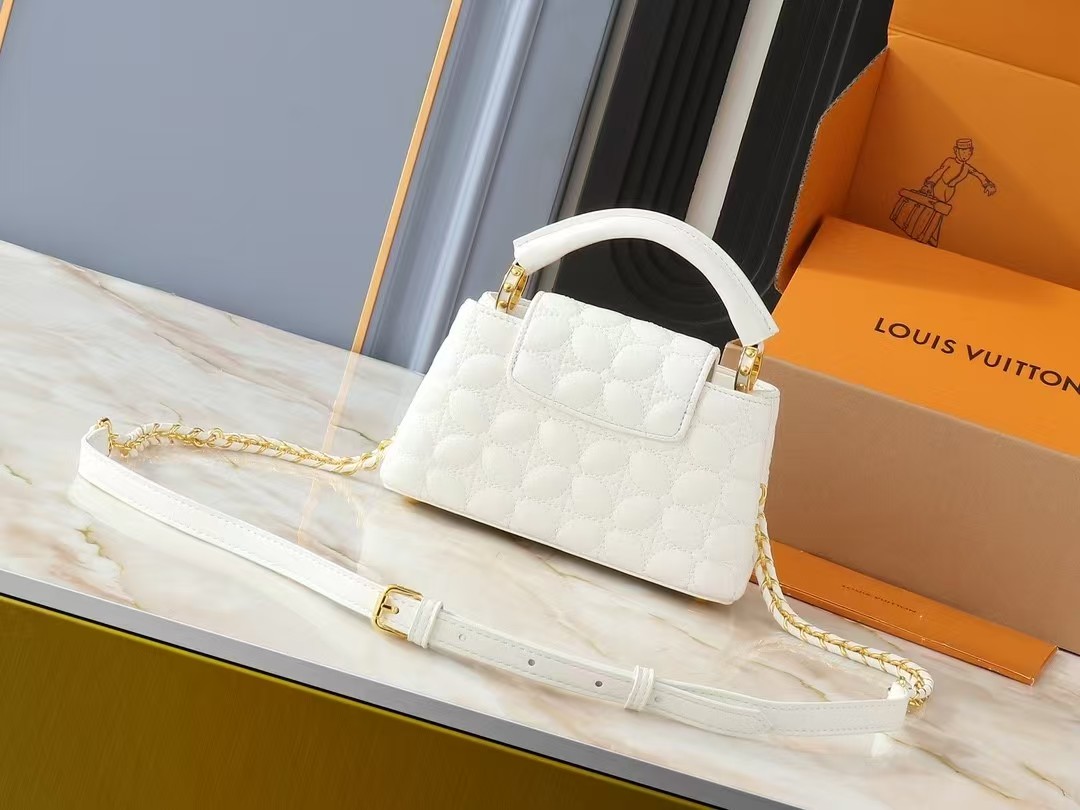LV monogram capucines mini chain handbag - cnluxepick