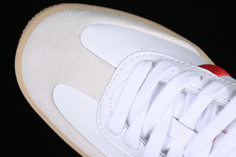 Adidas Samba Vegan White/Red/Brown ID0438