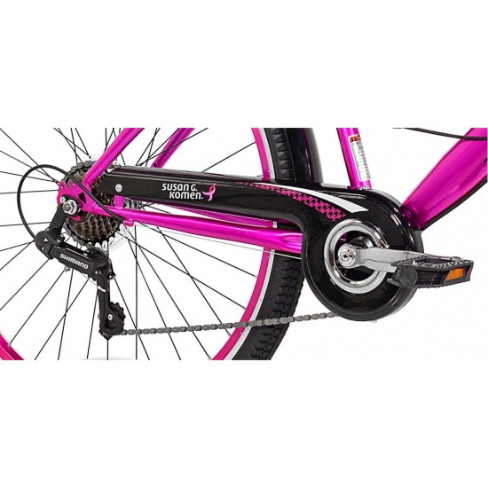 26″ Cruiser Women’s Bike, Hot Pink