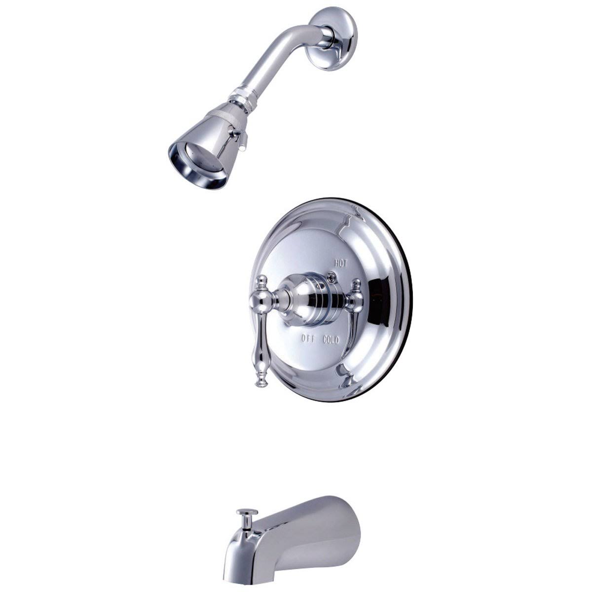 Kingston Brass KB2638NL Tub and Shower Faucet, Brushed Nickel