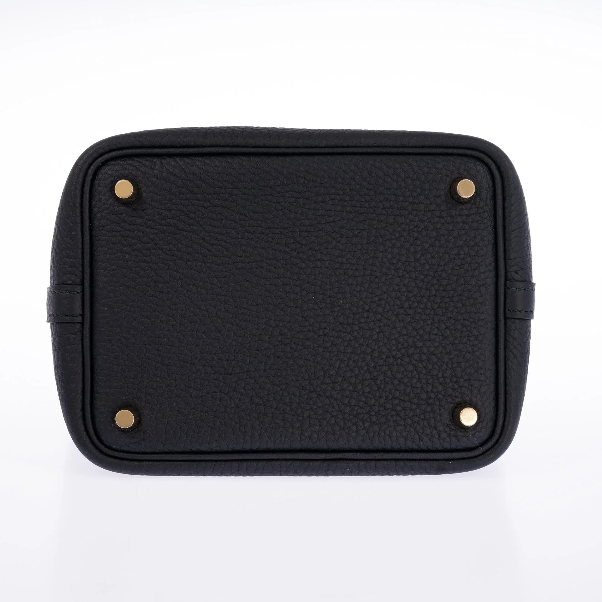Hermès Picotin Lock 18 Black Clemence Gold Hardware