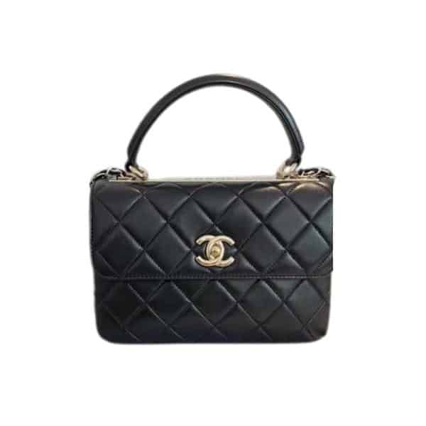 Chanel Cc Trendy Bag Black 25Cm