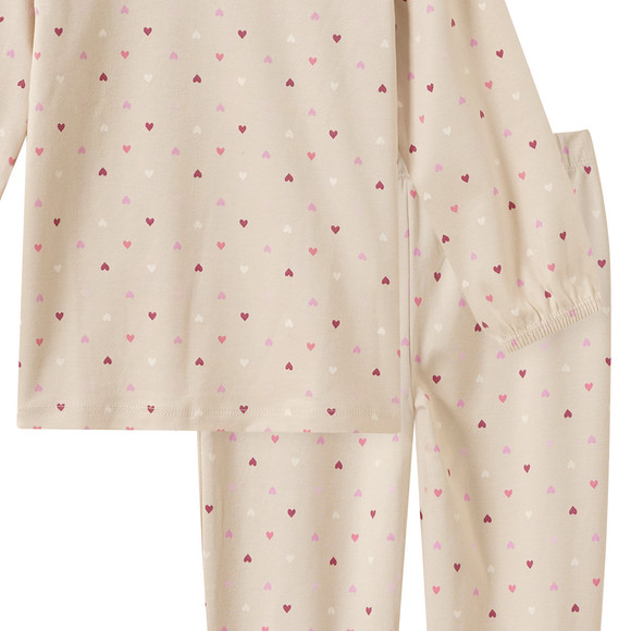 Topomini Baby Schlafanzug mit Herz-Allover