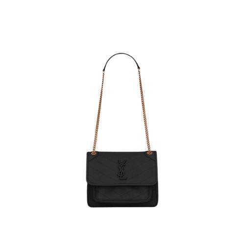 Saint Laurent Niki Baby Chain Bag In Black