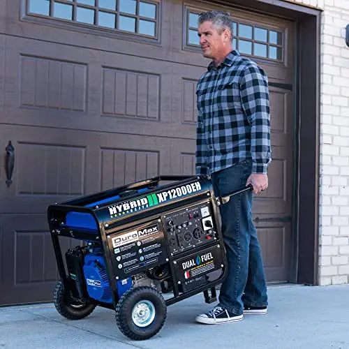 XP12000EH Dual-Fuel Generator – 12,000W Output, 457cc EPA/CARB-Compliant Engine for Gas or Propane