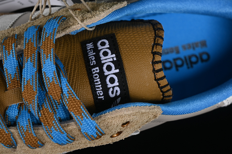 Adidas Samba White/Blue/Grey/Brown HQ6076